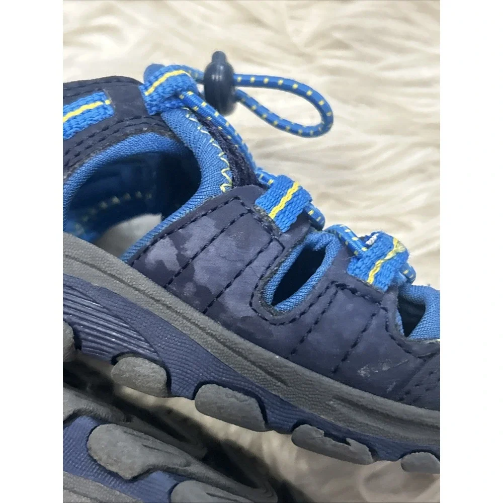 New Balance Toddler Shoes Size 7.5‎ Water Hiking Outdoor Blue Pull On Unisex EUC